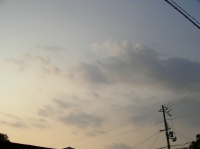 近所の夕日_その1