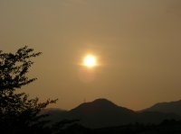 近所の夕日_その3