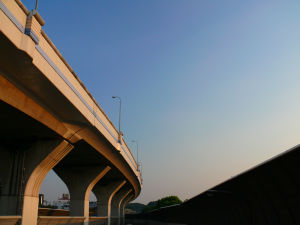 西高島平の高速道路